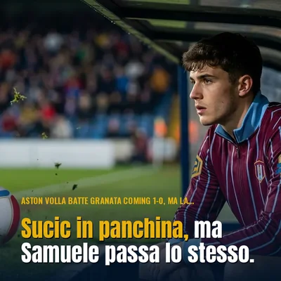 Sucic in panchina, ma Samuele passa lo stesso.