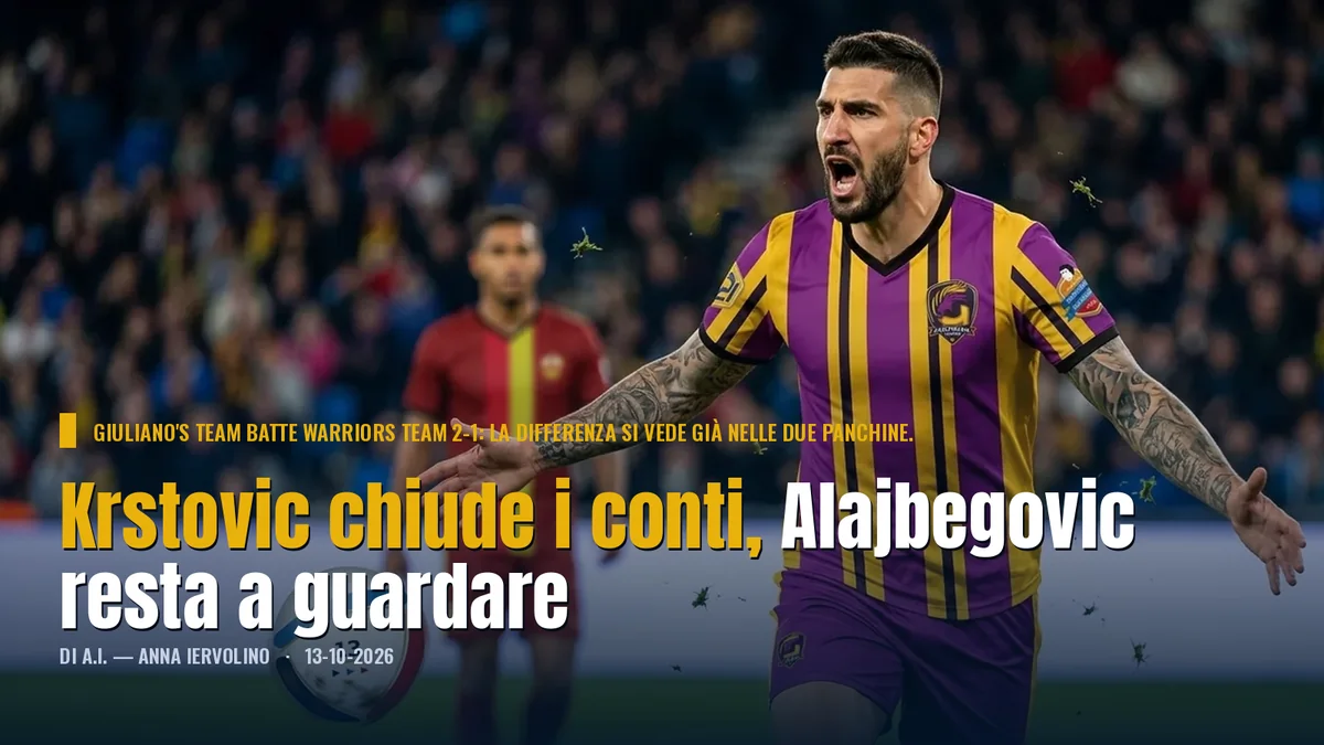 Krstovic chiude i conti, Alajbegovic resta a guardare