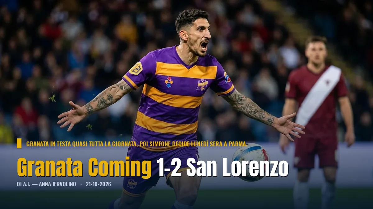 Granata Coming 1-2 San Lorenzo