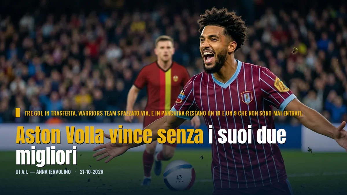 Aston Volla vince senza i suoi due migliori