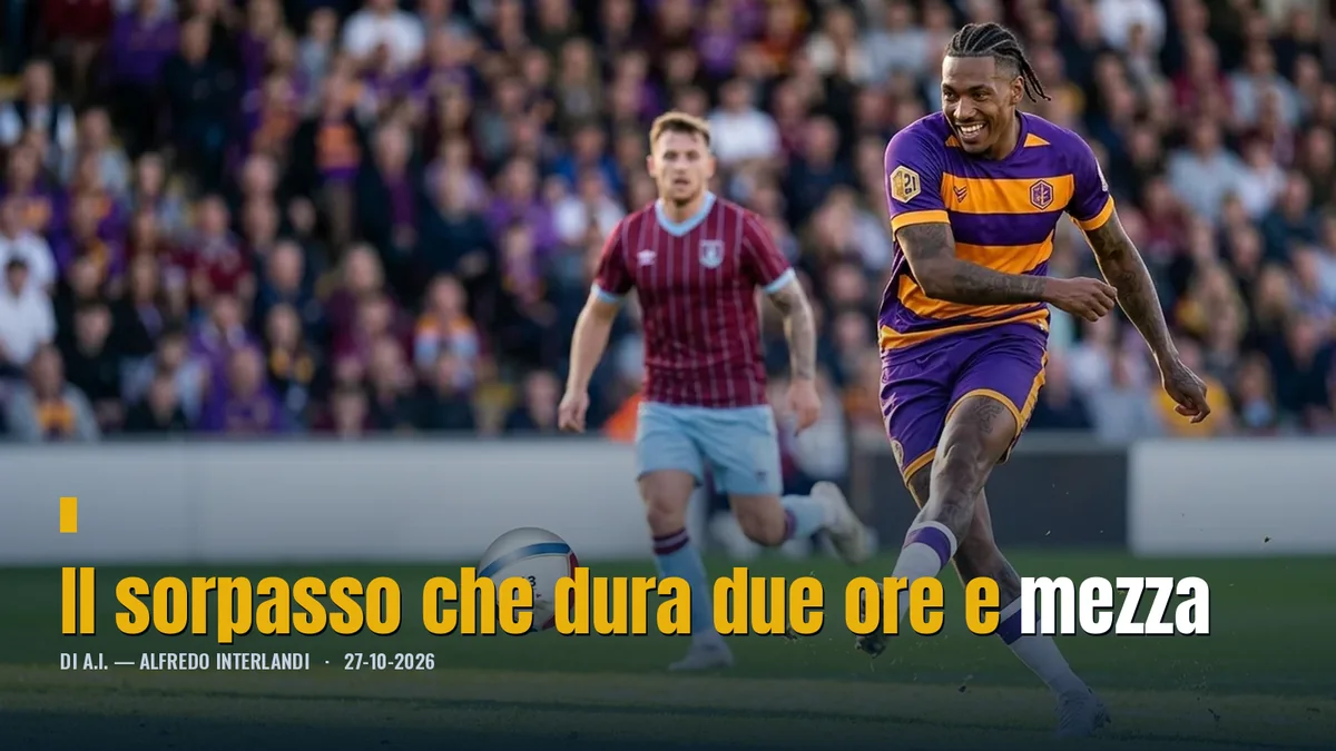 Il sorpasso che dura due ore e mezza