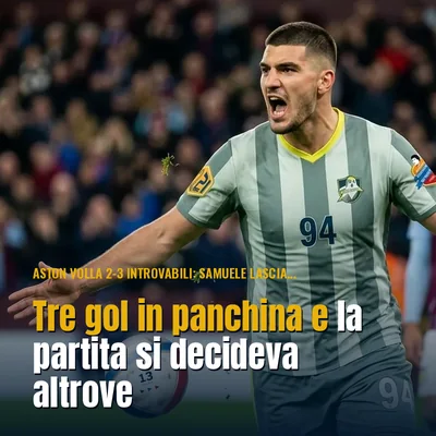 Tre gol in panchina e la partita si decideva altrove