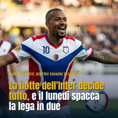 La notte dell'Inter decide tutto, e il lunedì spacca la lega in due
